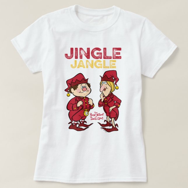 DAS JAHR OHNE SANTA CLAUS™ | Jingle & Jangle T-Shirt (Design vorne)