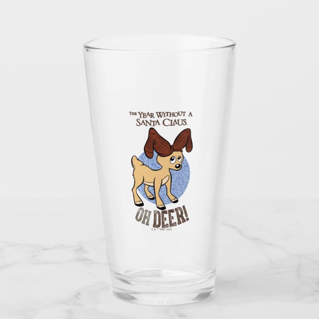 DAS JAHR OHNE SANTA CLAUS™ | Vixen "Oh Deer" Glas (Vorderseite)