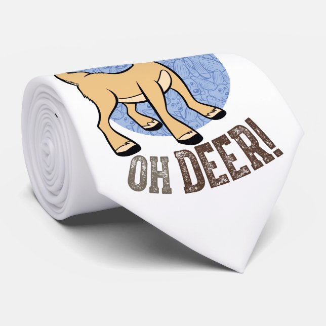 DAS JAHR OHNE SANTA CLAUS™ | Vixen "Oh Deer" Krawatte (Gerollt)