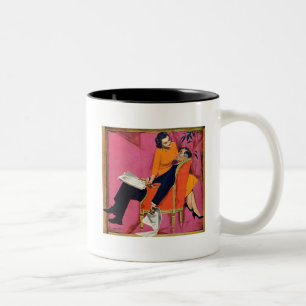 Das Jahr von Unzufriedenheit Zweifarbige Tasse