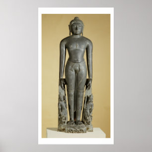 Das Jain Tirthankara, Parsvanatha, Rajasthan, Prat Poster