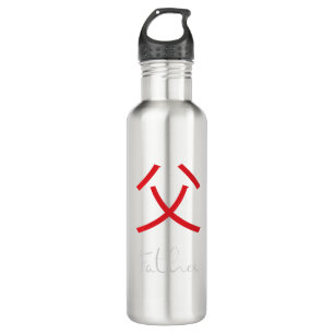 Das japanische Kanji-Symbol für Vater Edelstahlflasche