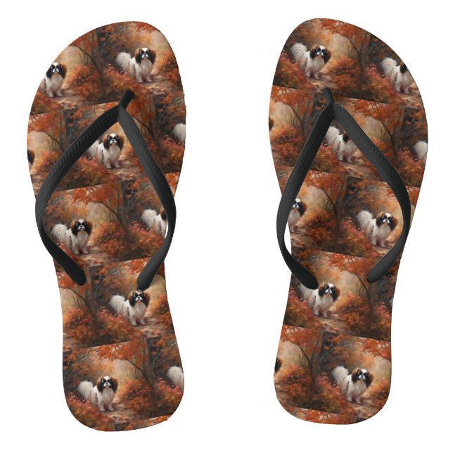 Das japanische Kinn im Herbst Inspiriere Flip Flops (Fußbett)
