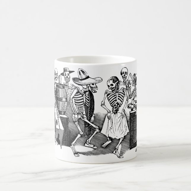 "Das Jarabe in der anderen Welt tanzend " Kaffeetasse (Mittel)