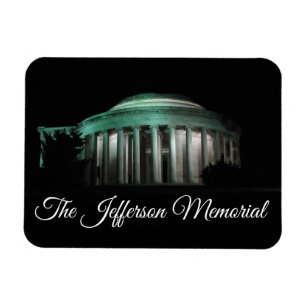 Das Jefferson-Gedächtnis in der Nacht Magnet