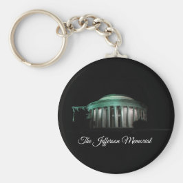 Das Jefferson-Gedächtnis in der Nacht Schlüsselanhänger