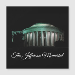 Das Jefferson-Gedächtnis in der nächtlichen Magnet