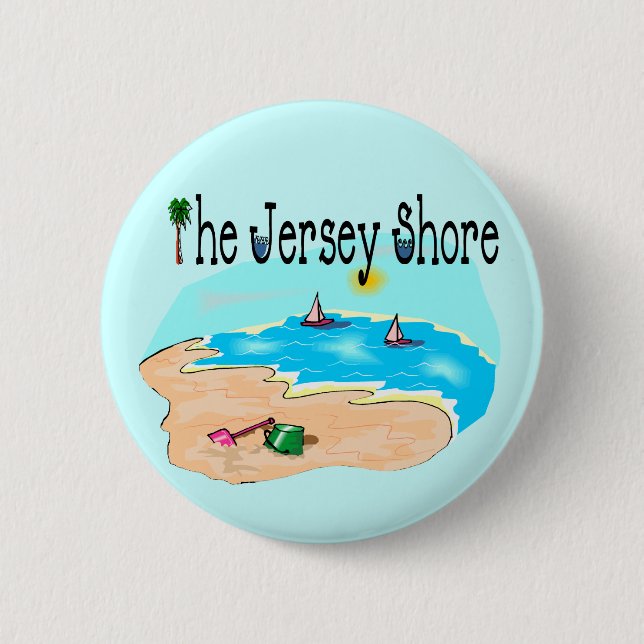 Das Jersey-Ufer Button (Vorderseite)