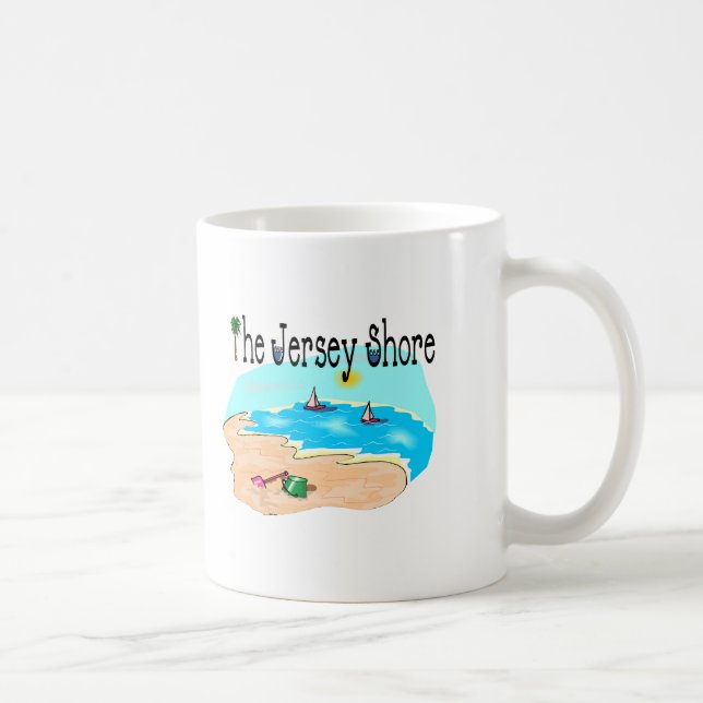 Das Jersey-Ufer Kaffeetasse (Rechts)