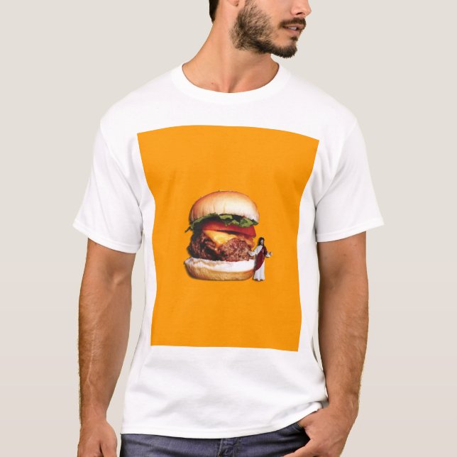 Das Jesusburger T-Shirt (Vorderseite)