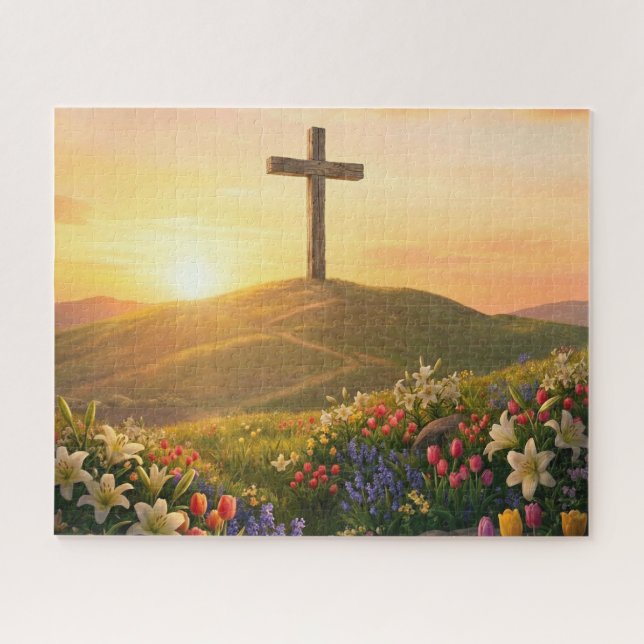 Das Jesuskreuz Osterrätsel (Horizontal)