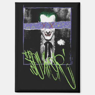 Das Joker-Skizzenbuch-Foto Magnet