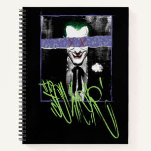 Das Joker-Skizzenbuch-Foto Notizbuch