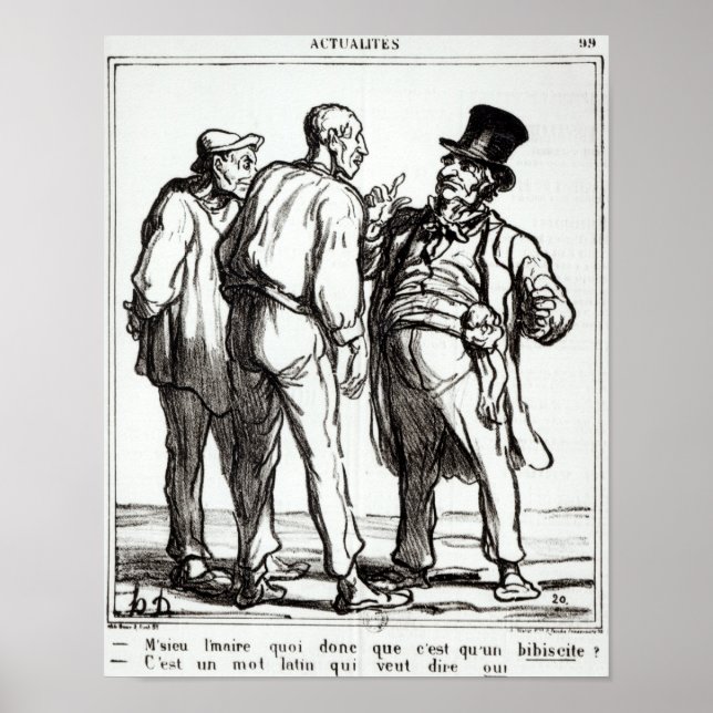 Das Journal "Le Charivari" Poster (Vorne)