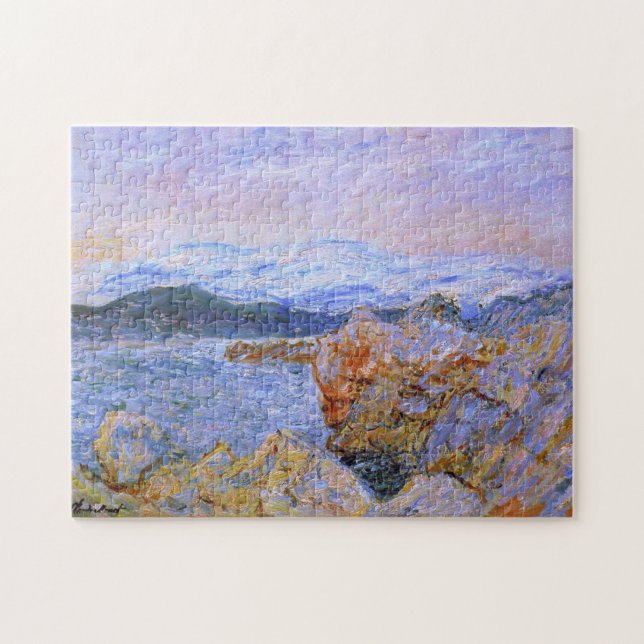 Das Juan Gulf in Antibes Monet Fine Art (Horizontal)