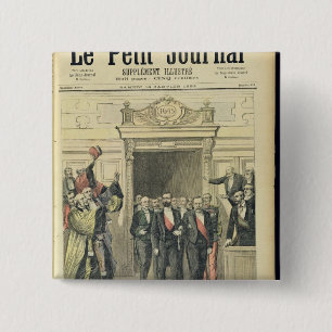 Das Jubiläum von Louis Pasteur beim Sorbonne Button