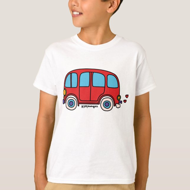 Das junge Unterhemd gehen Kleintransporter Hippie (Vorderseite)