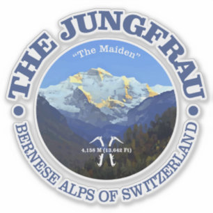 Das Jungfrau Aufkleber