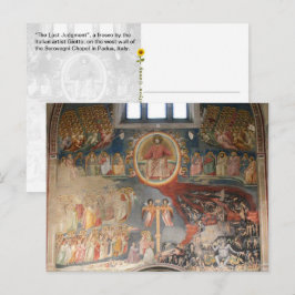 Das Jüngste Gericht - Scrovegni-Kapelle, Italien - Postkarte