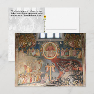 Das Jüngste Gericht - Scrovegni-Kapelle, Italien - Postkarte
