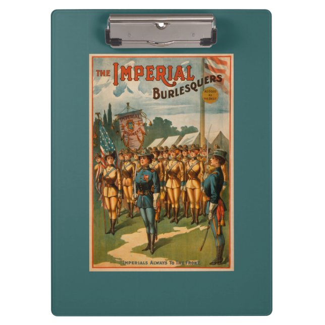 Das KaiserBurlesquers weibliche Soldat-Spiel Klemmbrett (Vorderseite)