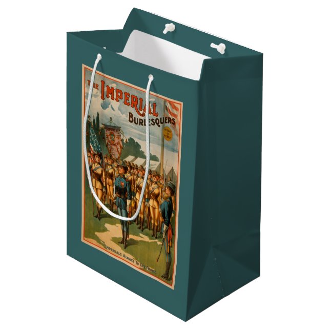 Das KaiserBurlesquers weibliche Soldat-Spiel Mittlere Geschenktüte (Vorderseite Schrägansicht)