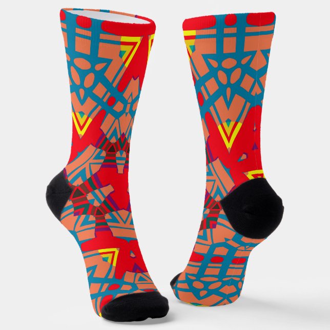 das Kaleidoskop des Lebens Socken (Gewinkelt)