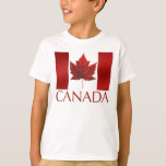 Das Kanada-Flaggen-T - Shirt-Kanada-Kindes des T-Shirt<br><div class="desc">Das Kanada-Flaggen-T - Shirt-der Kinder des Kindes das Kanada-Ahorn-Blatt-T - Shirt cooler,  das Kanada-T-Shirts des Kindes u. Geschenke für Jungen u. Mädchen-schöner roter kanadischer Ahorn-Blatt-KinderT - Shirt-u. -kleiderandenken-Entwurf durch kanadischen Künstler-Kim-Jäger. Sehen Sie http://www.kimhunter.ca für das Kanada-T - Shirt-Andenken,  Geschenke u. Kleid mehr Kindes</div>