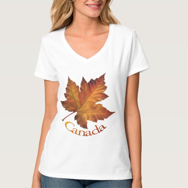 Das Kanada-T - Shirt-Ahorn-Blatt-Andenken-Shirt T-Shirt (Vorderseite)