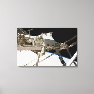 Das Kanadisch-erbaute Dextre Robotersystem Leinwanddruck