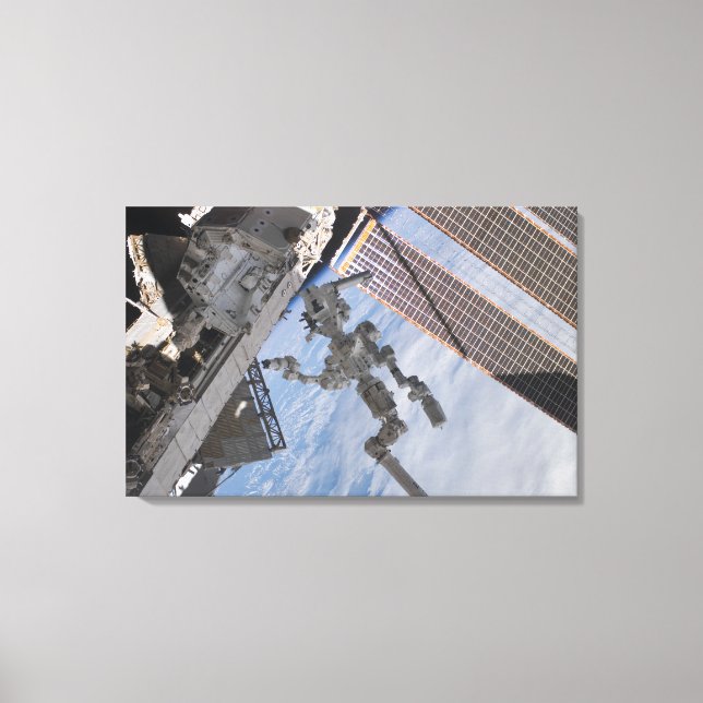 Das kanadische Dextre-Robotersystem Leinwanddruck (Vorderseite)