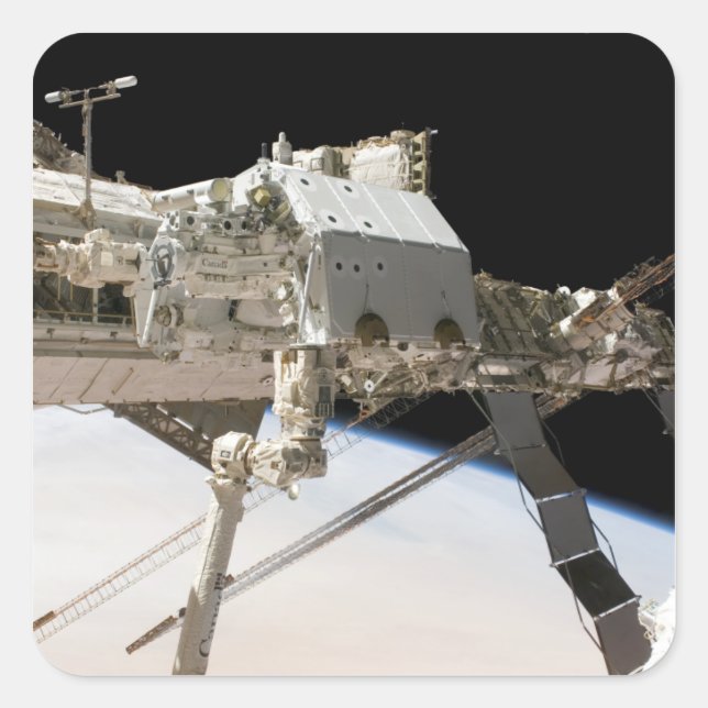 Das kanadische Dextre-Robotersystem Quadratischer Aufkleber (Vorderseite)