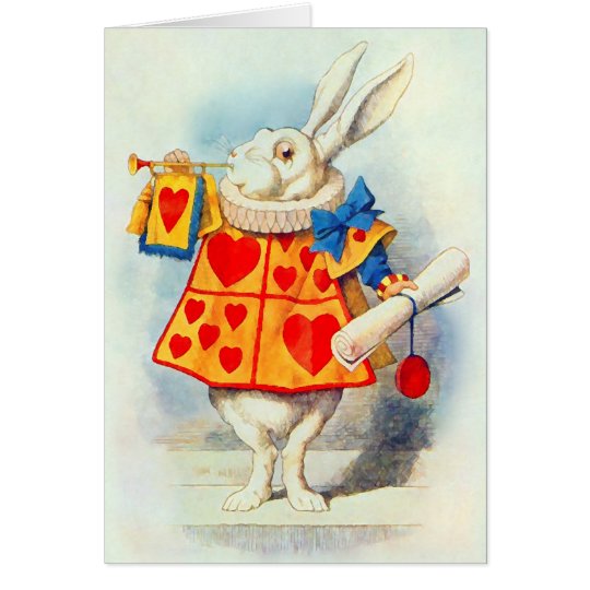Das Kaninchen in Alice im Wunderland ~ Karte