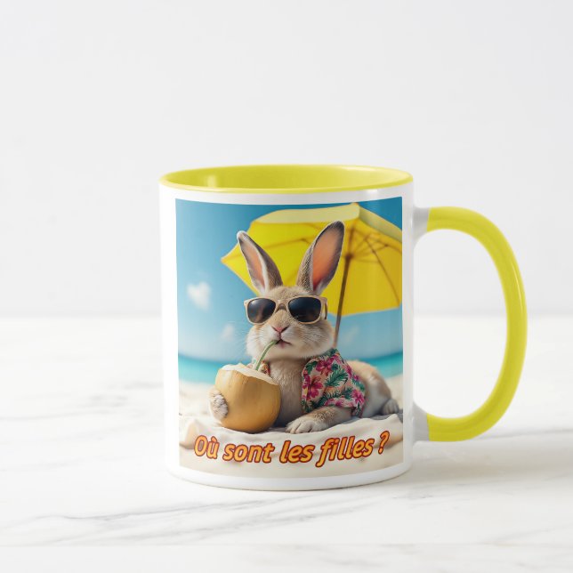 Das Kaninchen ist heiß. Tasse (Rechts)