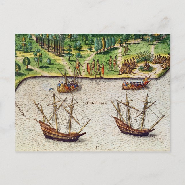 Das Kap von Florida und der Fluss Dolphin Postkarte (Vorderseite)