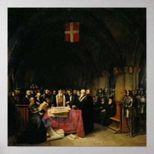 Das Kapitel des Auftrages von Johannes von Poster