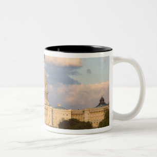 Das Kapitol der Vereinigten Staaten in Zweifarbige Tasse