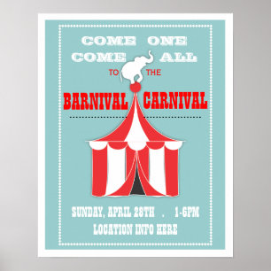 Das Karneval-Event-Poster individuell gestalten Poster