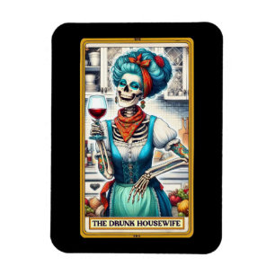 Das Kartenmagazin der Betrunkenen Hausfrau Tarot Magnet