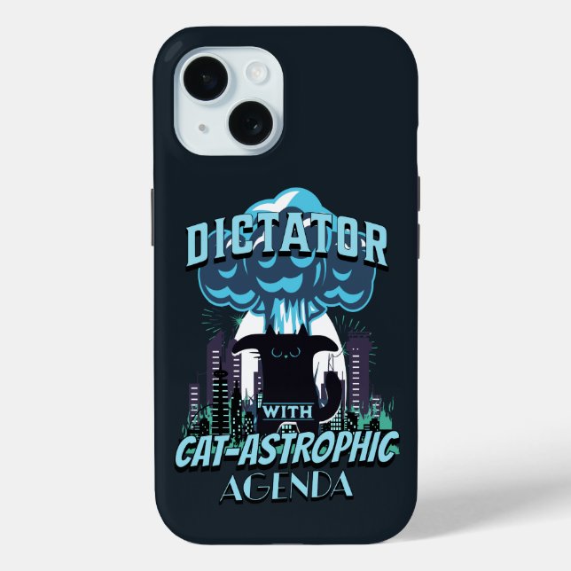 Das katastrophale Funny Cat Design Case-Mate iPhone Hülle (Rückseite)
