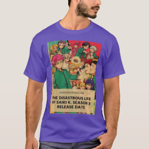 Das katastrophale Leben von Saiki K 8 T-Shirt