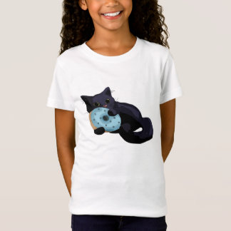 Das Kätzchen, das Krapfen isst, scherzt Shirt