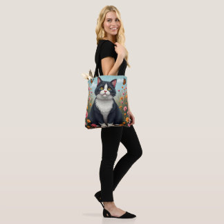 Das Kätzchen im Garten Tasche