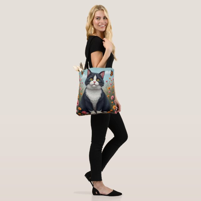 Das Kätzchen im Garten Tasche (Am Model)