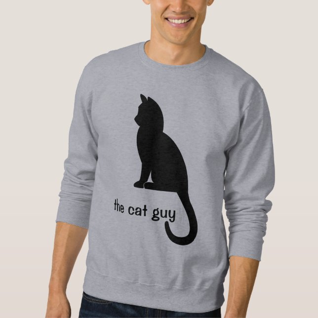 Das Katzen-Typ-Shirt Sweatshirt (Vorderseite)
