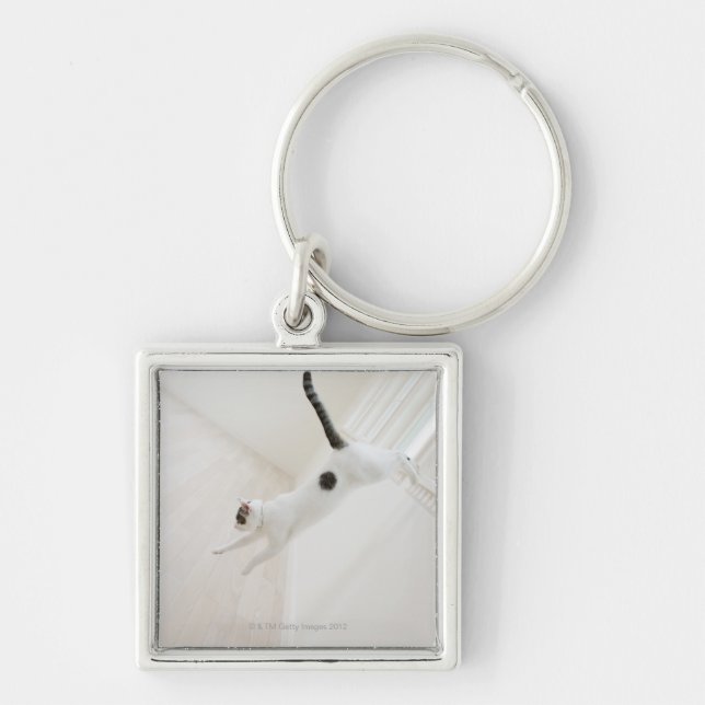 Das Katzenspringen Schlüsselanhänger (Vorne)