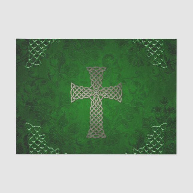 Das keltische Kreuz Seidenpapier (Vorderseite)