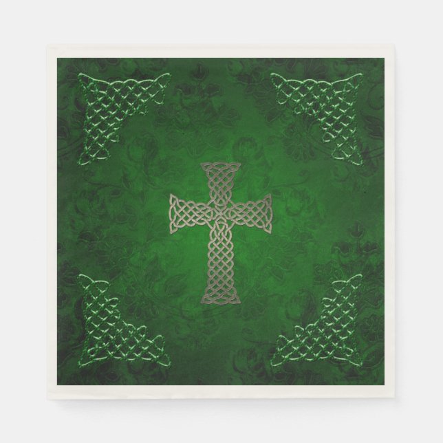 Das keltische Kreuz Serviette (Vorderseite)