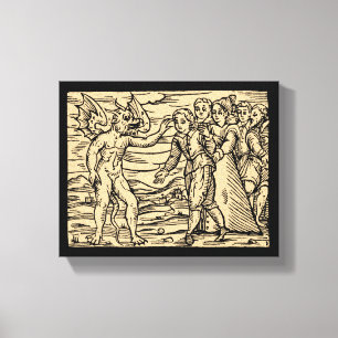 Das Kennzeichen des Tieres 8x10 Leinwanddruck