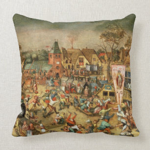 Das Kermesse des Festes von St George Kissen